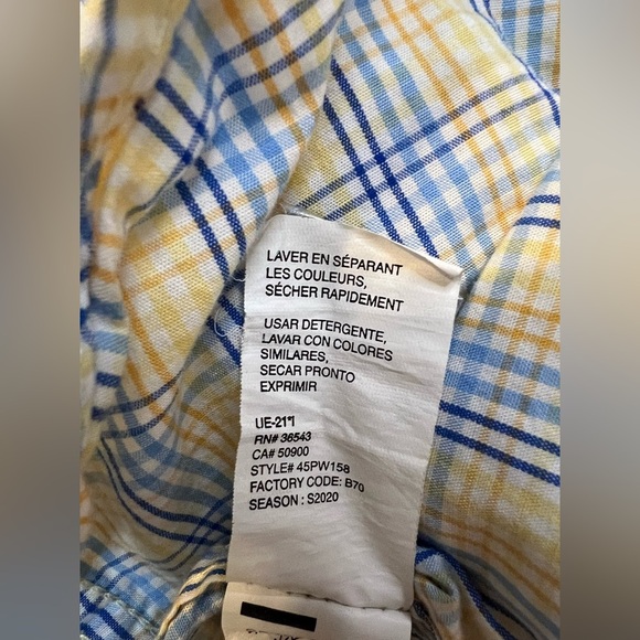 Izod Men’s Long Sleeve Button Up Shirt Size XXL - Picture 9 of 9